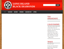 Tablet Screenshot of liblackdiamonds.com